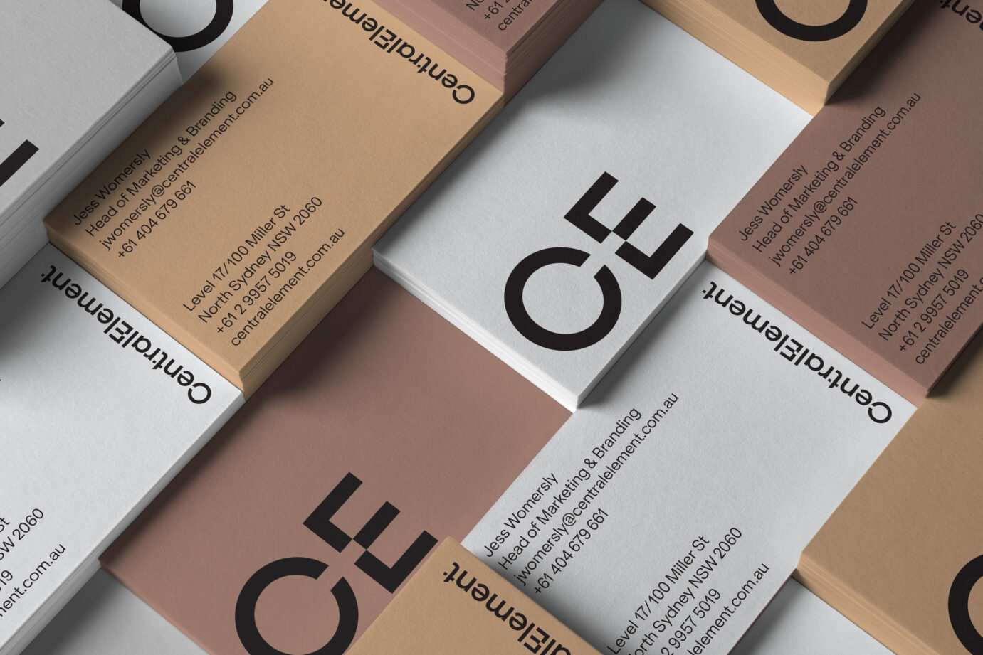 Central Element branding, brand identity, brand design, brand refresh, rebrand, Toben