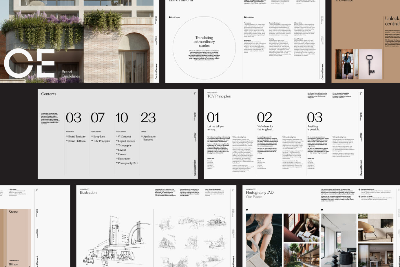 Central Element branding, brand identity, brand design, brand refresh, rebrand, Toben