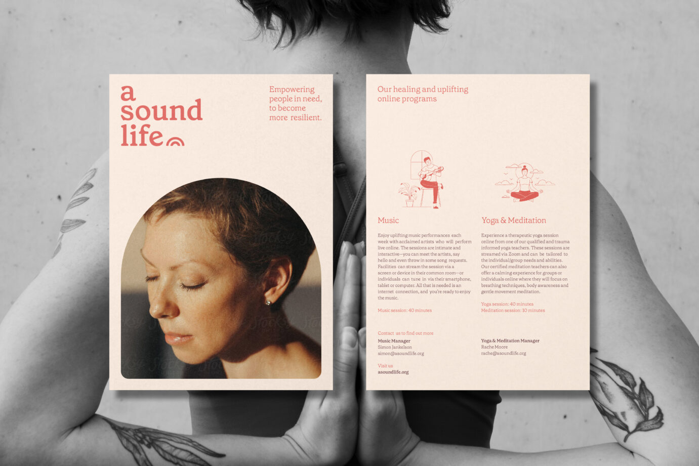 A Sound Life branding, brand identity, brand design, brand refresh, rebrand, Toben