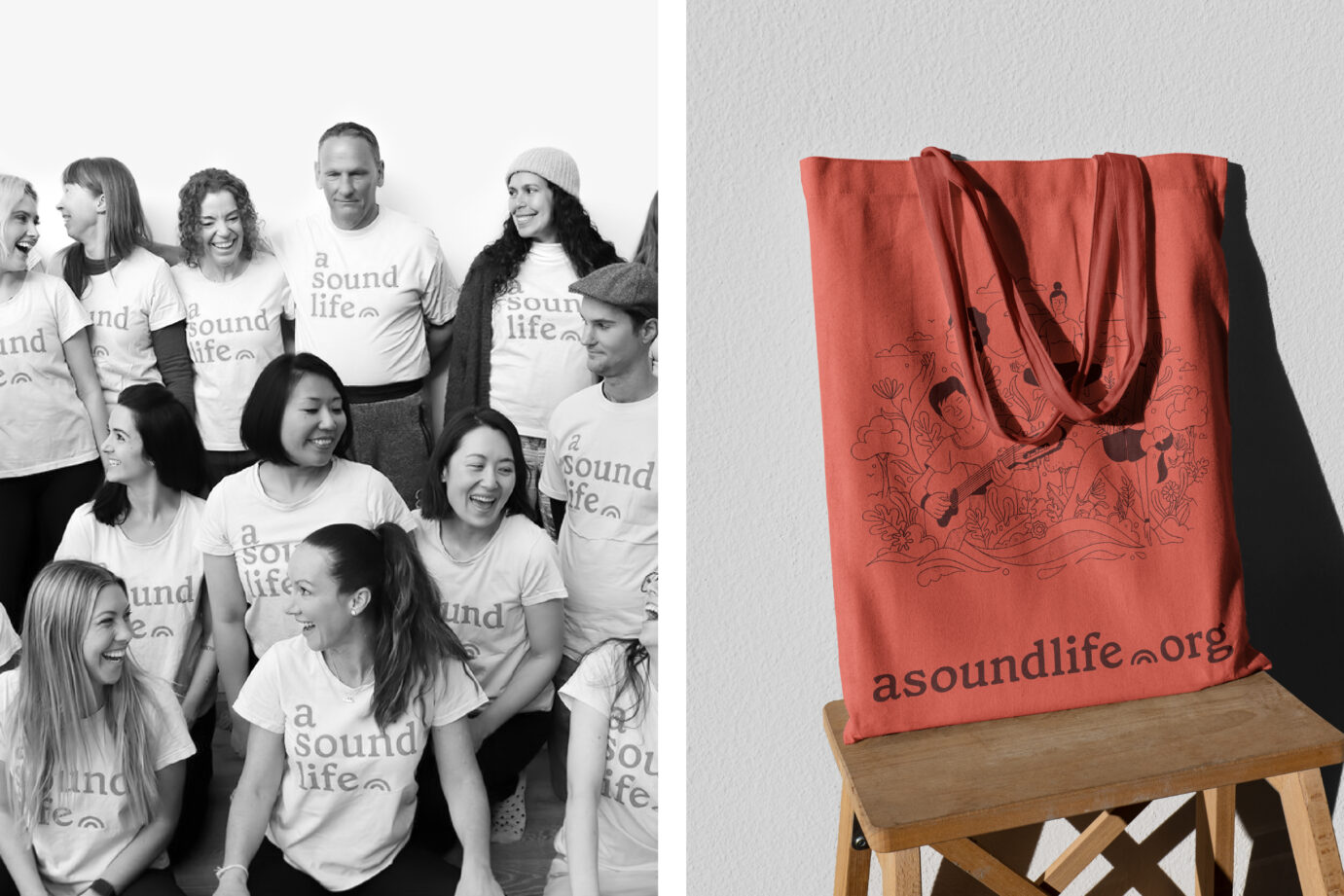 A Sound Life branding, brand identity, brand design, brand refresh, rebrand, Toben
