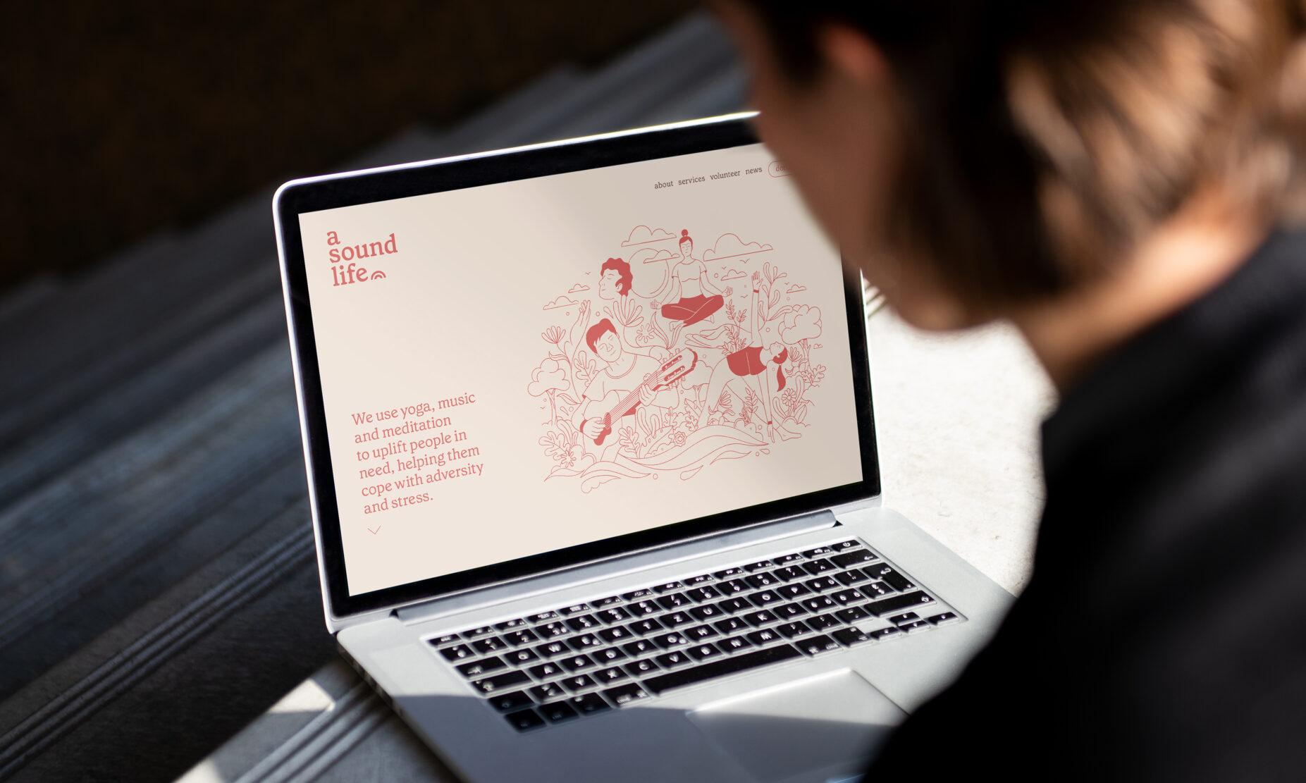 A Sound Life branding, brand identity, brand design, brand refresh, rebrand, Toben